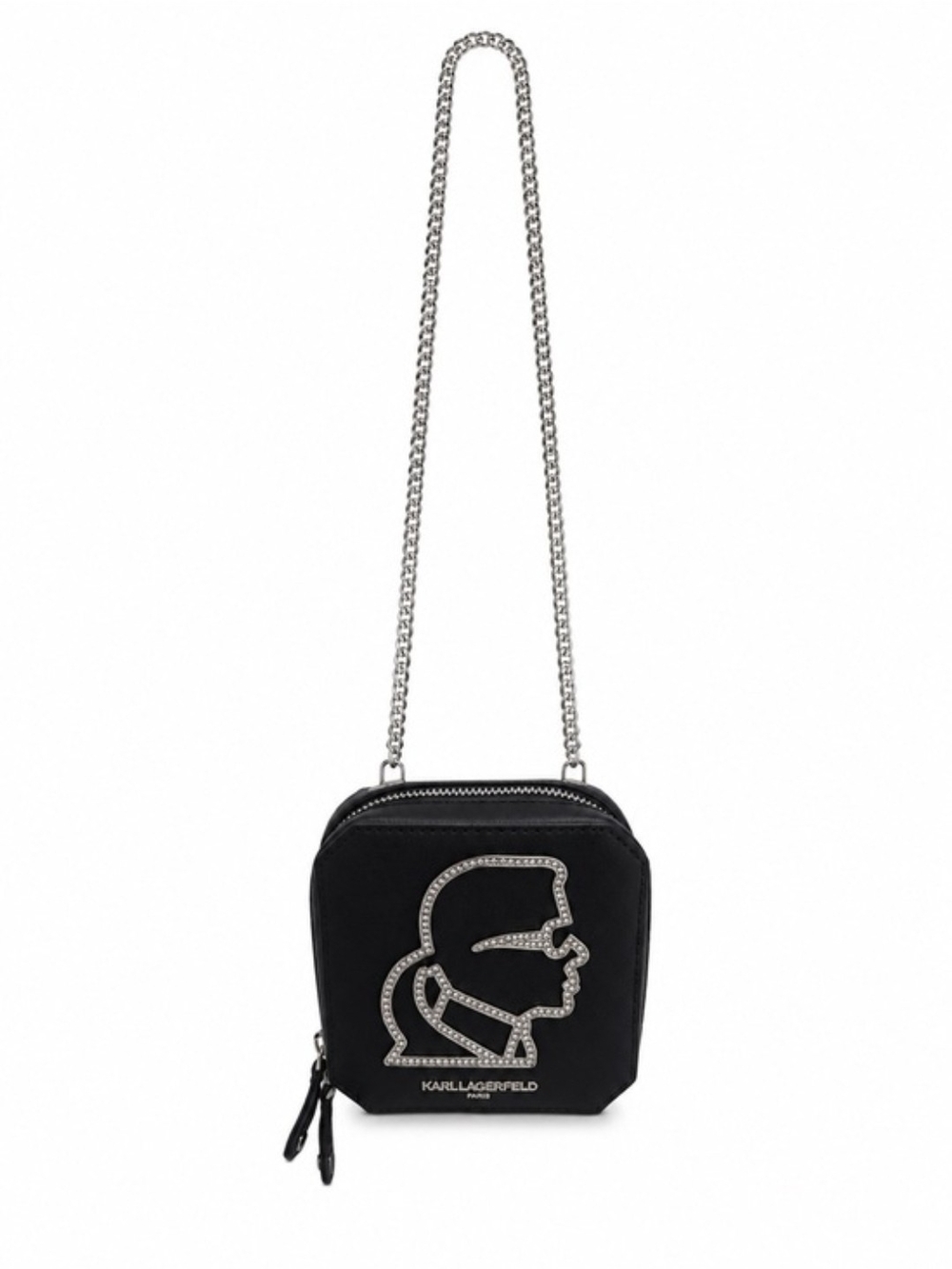 Karl Lagerfeld NWT Black Chain Crossbody Bag MSRP$198